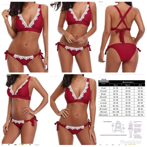 BRAZILIAN HIGH WAISTED BIKINI SWIMSUIT - Picture 2 of 4